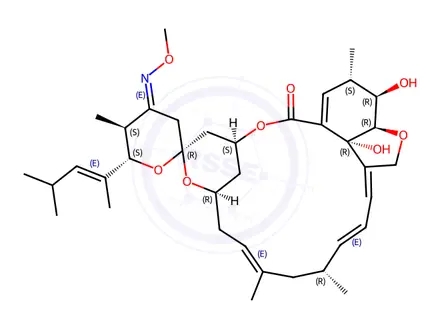 Chemical structure of Moxidectin EP Impurity E