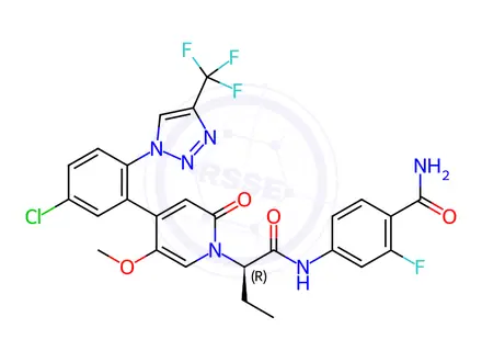 Chemical structure of Asundexian Impurity 1