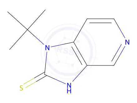 Chemical structure of 1-(Tert-butyl)-1h-imidazo[4,5-c]pyridine-2-thiol