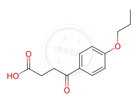 Chemical structure of 4-Oxo-4-(4-propoxyphenyl)butanoic Acid