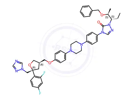 Chemical structure of Posaconazole Impurity 470