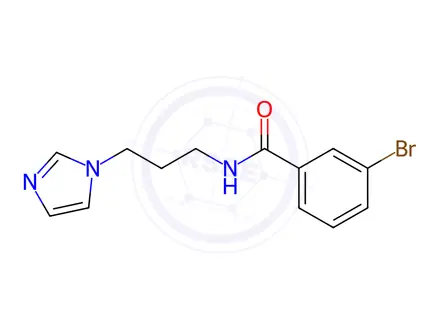 Chemical structure of n-(3-(1h-Imidazol-1-yl)propyl)-3-bromobenzamide