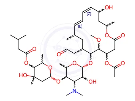 Chemical structure of Josamycin Impurity 18