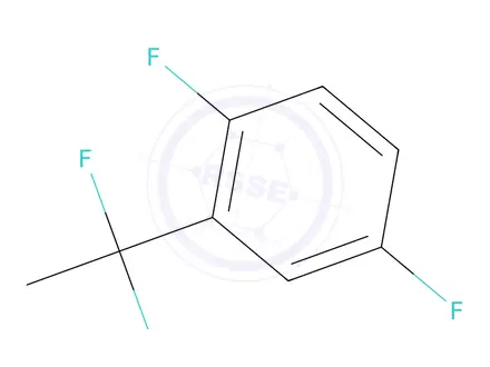 Chemical structure of 2-(1,1-Difluoroethyl)-1,4-difluorobenzene