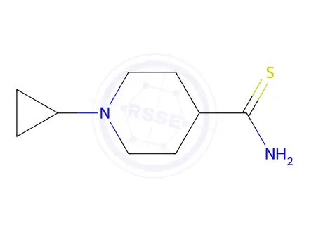 Chemical structure of 1-Cyclopropylpiperidine-4-carbothioamide