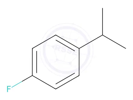 Chemical structure of 1-Fluoro-4-isopropylbenzene