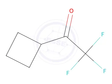 Chemical structure of 1-cyclobutyl-2,2,2-trifluoroethan-1-one
