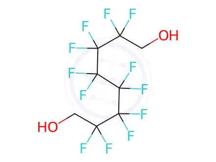 Chemical structure of 2,2,3,3,4,4,5,5,6,6,7,7-Dodecafluoro-1,8-octanediol