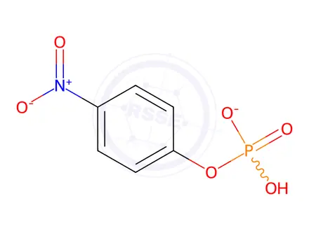 Chemical structure of P-NITROPHENYL PHOSPHATE MAGNESIUM SALT