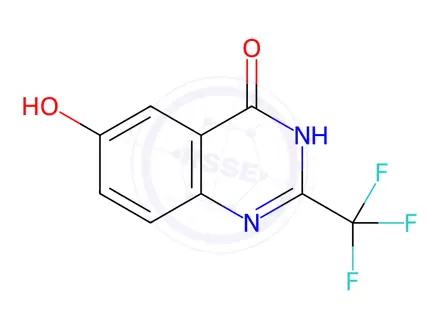 Chemical structure of 2-TRIFLUOROMETHYL-QUINAZOLINE-4,6-DIOL