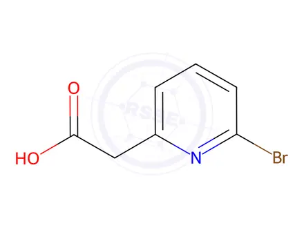 Chemical structure of 2-(6-Bromopyridin-2-yl)acetic acid