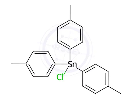 Chemical structure of TRI-P-TOLYLCHLOROTIN
