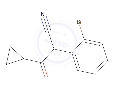 Chemical structure of 2-(2-Bromophenyl)-3-cyclopropyl-3-oxopropanenitrile