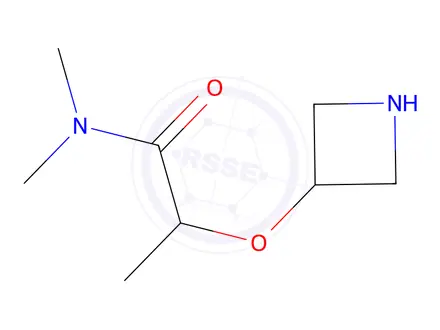 Chemical structure of 2-(Azetidin-3-yloxy)-N,N-dimethylpropanamide