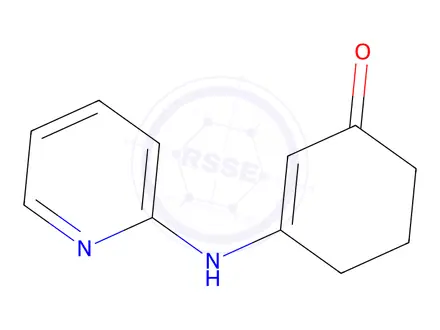 Chemical structure of 3-(Pyridin-2-ylamino)cyclohex-2-enone