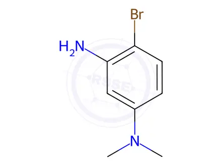 Chemical structure of 4-Bromo-N1,N1-dimethylbenzene-1,3-diamine