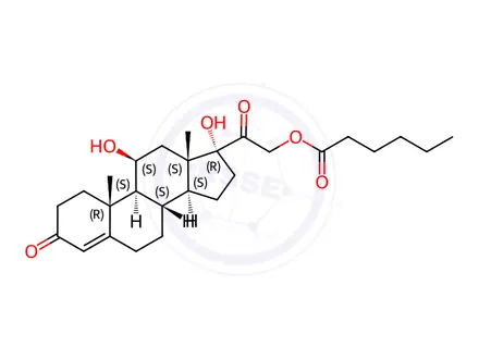 Chemical structure of Hydrocortisone Impurity 174