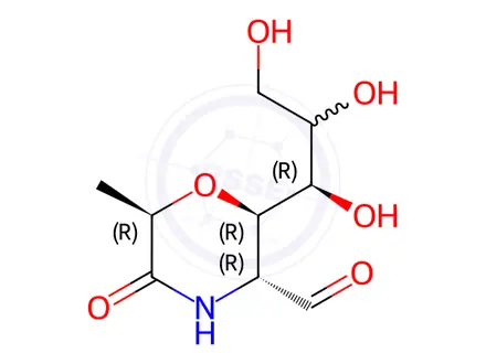 Chemical structure of muramic lactam