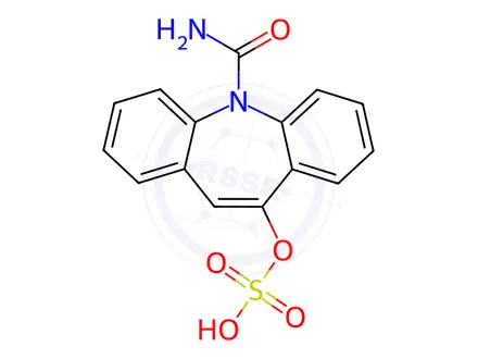 Chemical structure of Oxcarbazepine Enol-sulfate