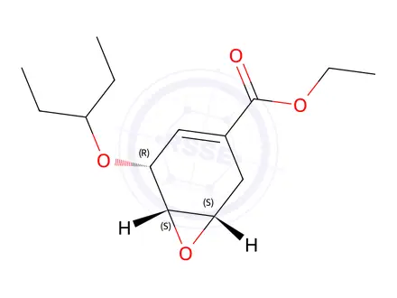 Chemical structure of Oseltamivir Impurity 17