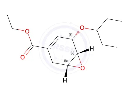Chemical structure of Oseltamivir Phosphate Impurity 215