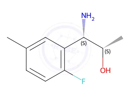 Chemical structure of (1S,2S)-1-AMINO-1-(2-FLUORO-5-METHYLPHENYL)PROPAN-2-OL