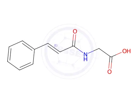 Chemical structure of N-Cinnamylglycine