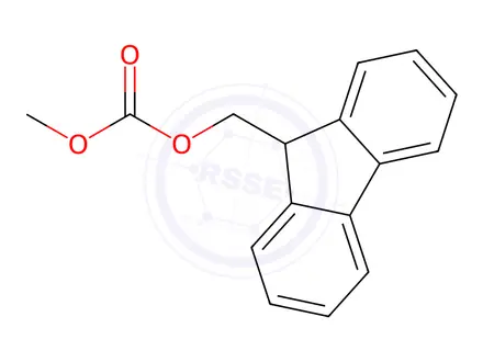 Chemical structure of (9H-fluoren-9-yl)methyl methyl carbonate