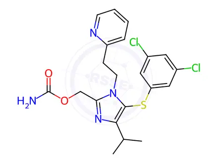 Chemical structure of Capravirine Impurity 13