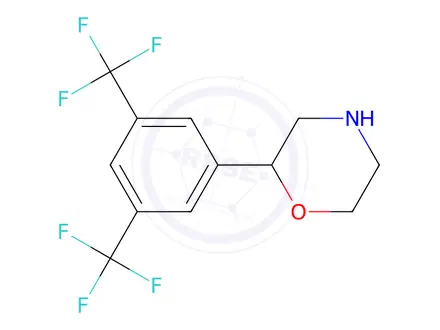 Chemical structure of 2-[3,5-bis(Trifluoromethyl)phenyl]morpholine