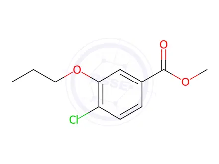 Chemical structure of methyl 4-(3-chloropropoxy)benzoate