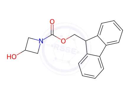 Chemical structure of 1-Fmoc-3-hydroxyazetidine