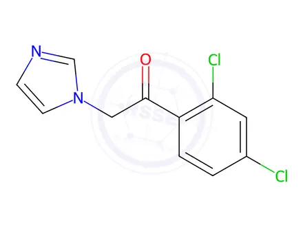Chemical structure of Miconazole Impurity 9(Oxiconazole Impurity C)