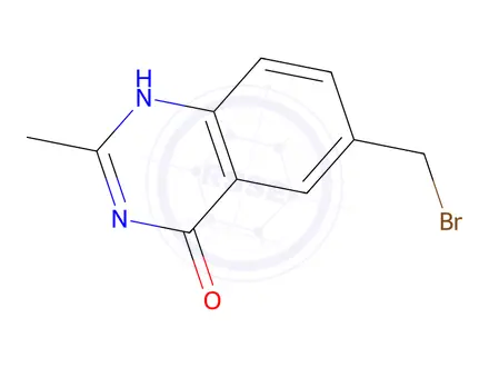 Chemical structure of 6-(Bromomethyl)-2-methyl-4(3H)-quinazolinone