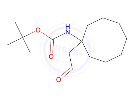 Chemical structure of tert-Butyl (1-(2-oxoethyl)cyclooctyl)carbamate