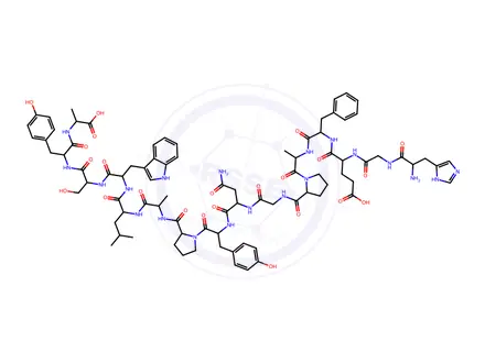 Chemical structure of SENDAI VIRUS NUCLEOPROTEIN (321-336)