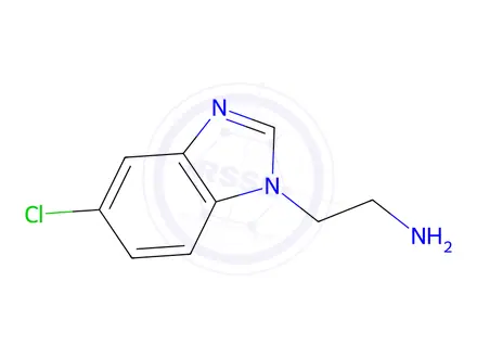 Chemical structure of 2-(5-Chloro-1H-benzo[d]imidazol-1-yl)ethan-1-amine