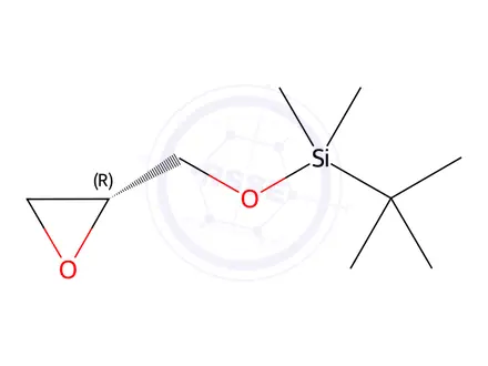 Chemical structure of TERT-BUTYLDIMETHYLSILYL (R)-(-)-GLYCIDY&