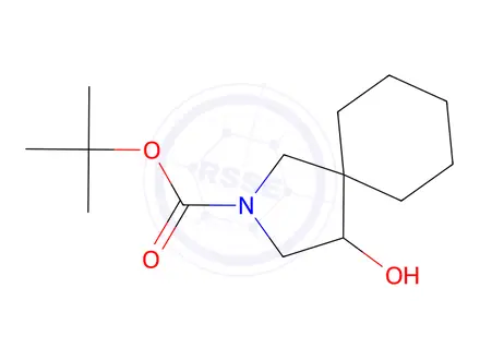Chemical structure of Tert-butyl 4-hydroxy-2-azaspiro[4.5]Decane-2-carboxylate