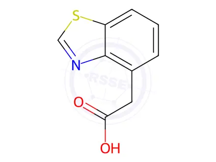 Chemical structure of 4-Benzothiazoleacetic Acid