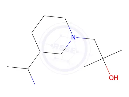 Chemical structure of 1-(3-(1-Aminoethyl)piperidin-1-yl)-2-methylpropan-2-ol