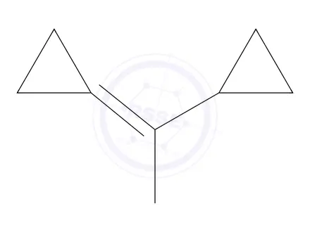 Chemical structure of 1,1-DICYCLOPROPYLETHYLENE