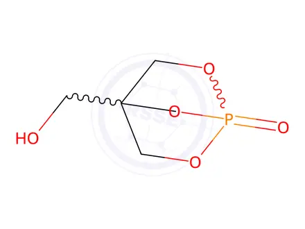 Chemical structure of 4-(Hydroxymethyl)-2,6,7-trioxa-1-phosphabicyclo[2.2.2]octane 1-Oxide