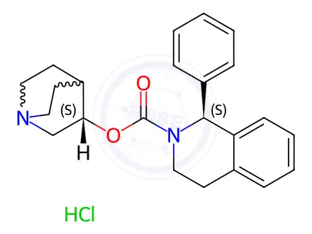 Chemical structure of Solifenacin Succinate Impurity 4 Hydrochloride (Solifenacin Succinate EP Impurity H Hydrochloride)