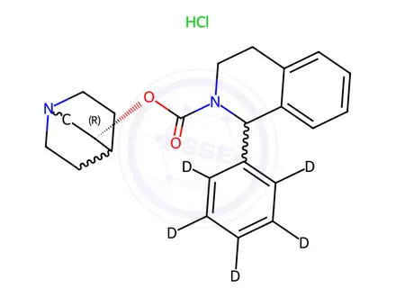 Chemical structure of Solifenacin-d5 Hydrochloride