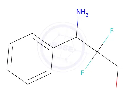 Chemical structure of 3-Amino-2,2-difluoro-3-phenylpropan-1-ol