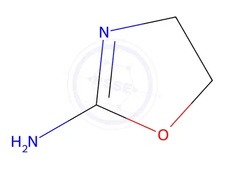 Chemical structure of 4,5-dihydro-1,3-oxazol-2-amine