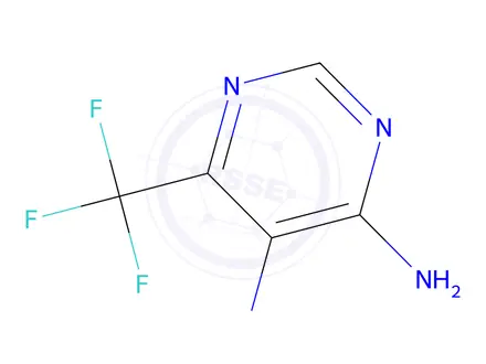 Chemical structure of 6-(Trifluoromethyl)pyrimidine-4,5-diamine
