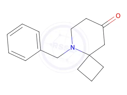 Chemical structure of 5-benzyl-5-azaspiro[3.5]nonan-8-one
