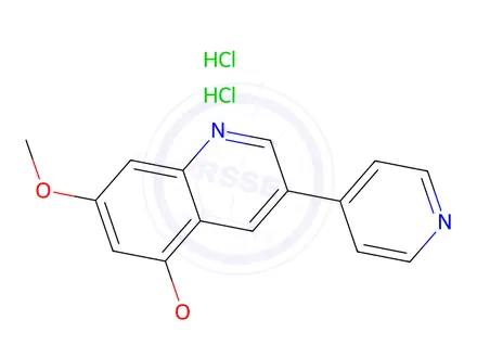 Chemical structure of DMPQ Dihydrochloride
